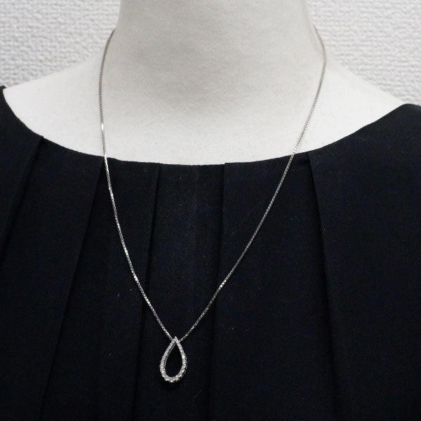 Pt900/ Pt850 H＆C ダイヤモンド ペンダントネックレス 0.676ct
