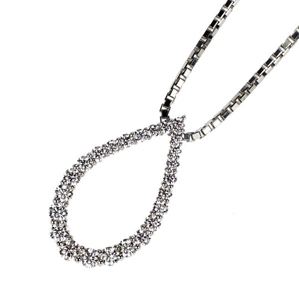 Pt900/ Pt850 H＆C ダイヤモンド ペンダントネックレス 0.676ct