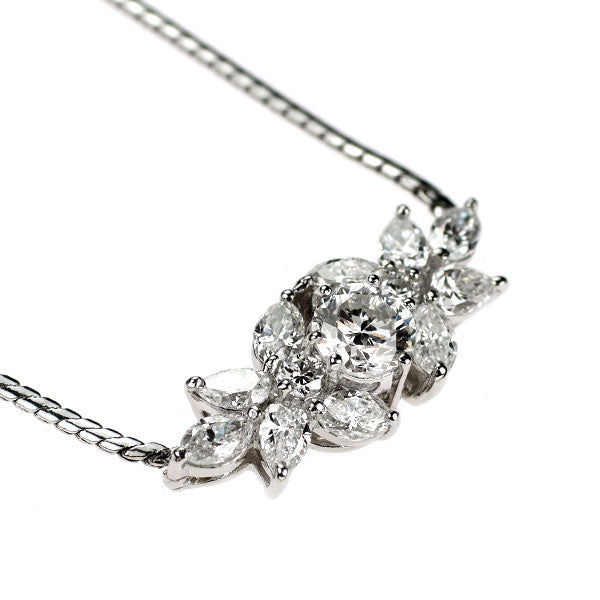 Pt900/Pt850 ダイヤモンド ペンダントネックレス 1.59ct