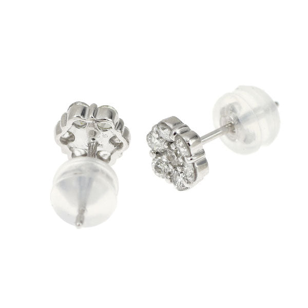 K18WG ダイヤモンド ピアス 0.50ct