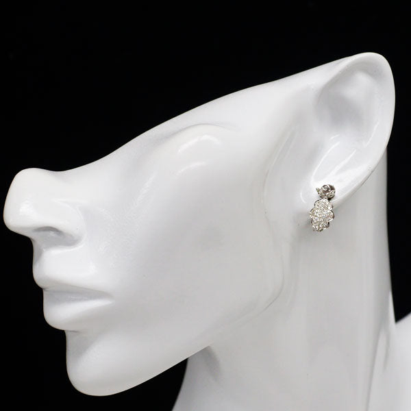 K18WG ダイヤモンド ピアス 0.60ct