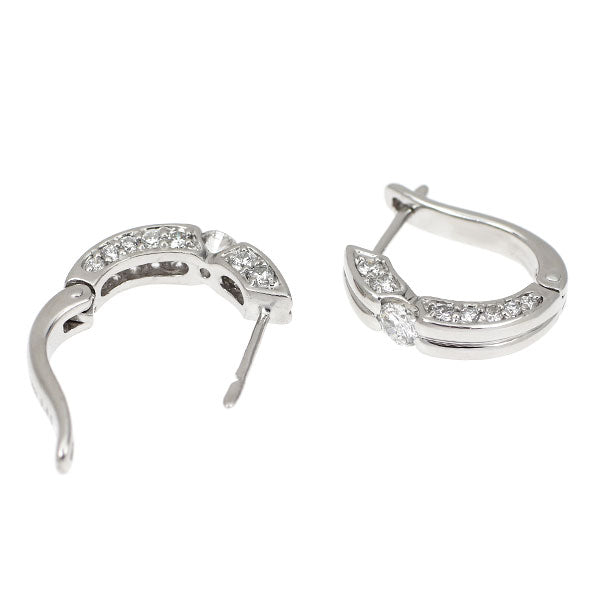 Pt900 ダイヤモンド ピアス 0.90ct フープ