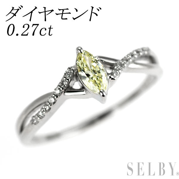 Pt900 ダイヤモンド リング 0.27ct