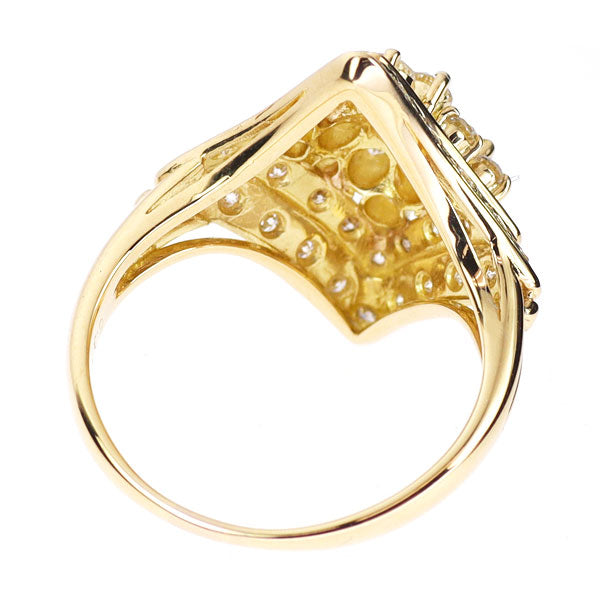 K18YG ダイヤモンド リング 0.87ct