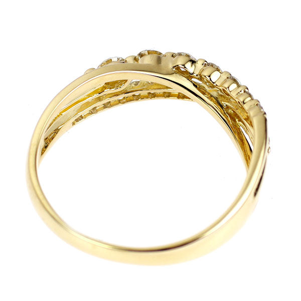 K18YG ダイヤモンド リング 0.50ct