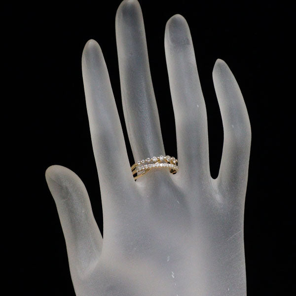 K18YG ダイヤモンド リング 0.50ct
