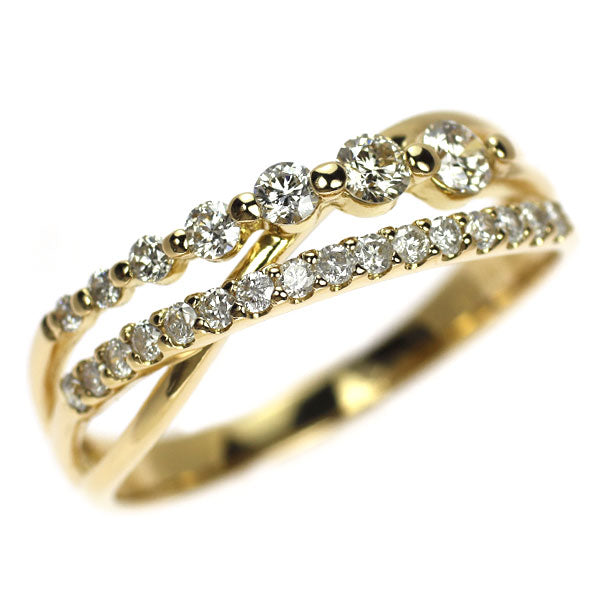 K18YG ダイヤモンド リング 0.50ct