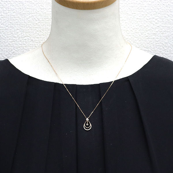K18PG ダイヤモンド ペンダントネックレス 0.20ct