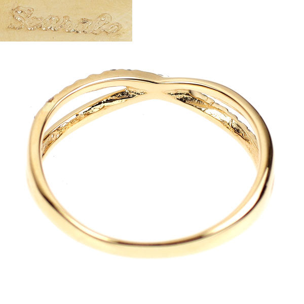 SCARABE（スカラベ） K18YG ダイヤモンド リング 0.11ct