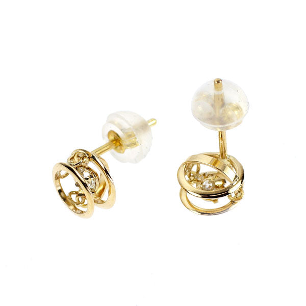 K18YG ダイヤモンド ピアス 0.16ct