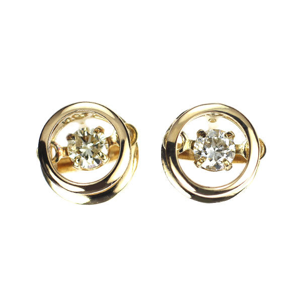 K18YG ダイヤモンド ピアス 0.16ct