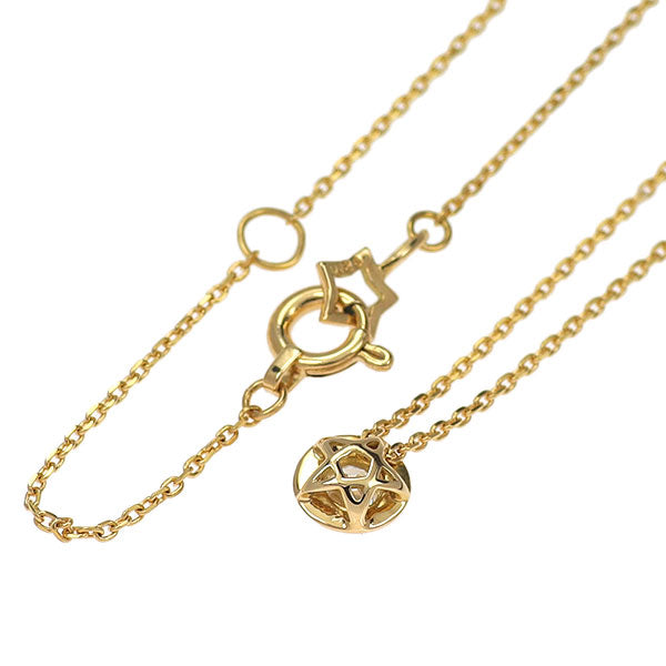 Wish upon a star K18YG ダイヤモンド ペンダントネックレス 0.126ct