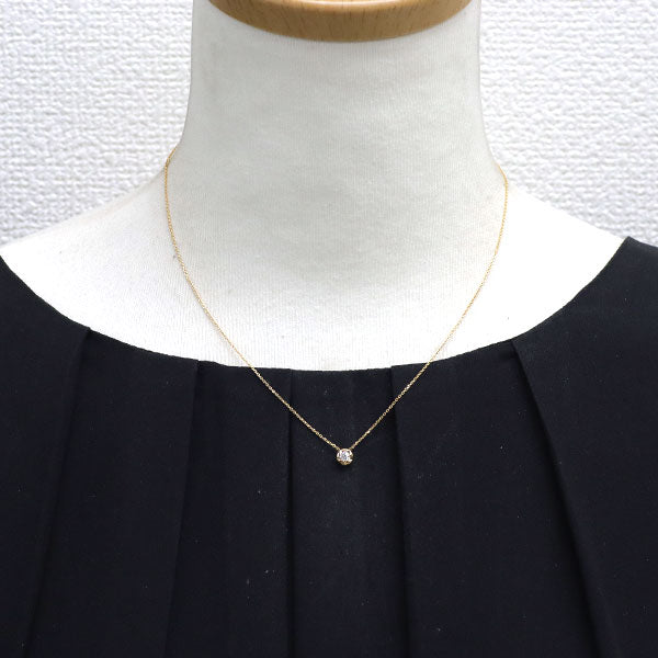 Wish upon a star K18YG ダイヤモンド ペンダントネックレス 0.126ct
