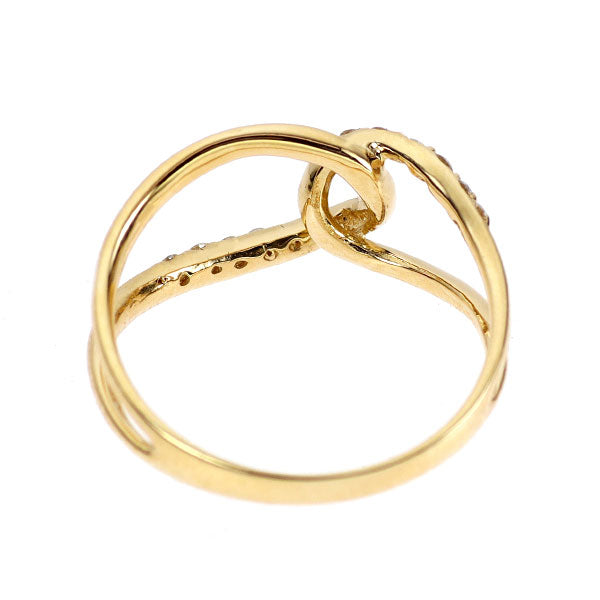 K18YG ダイヤモンド リング 0.15ct