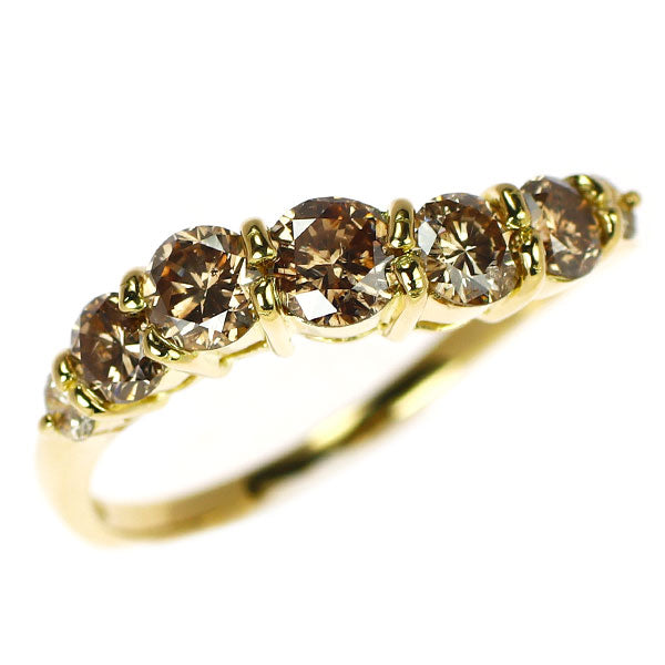 K18YG ダイヤモンド リング 1.00ct