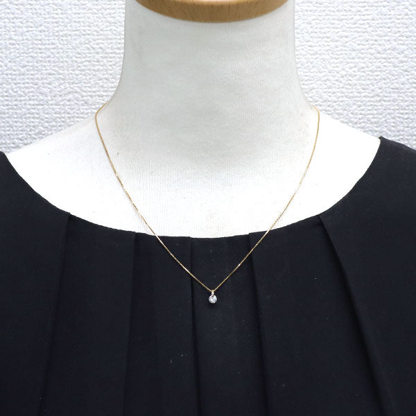 K18YG ダイヤモンド ペンダントネックレス 0.306ct