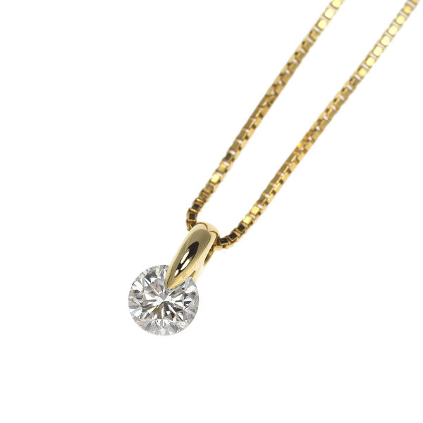 K18YG ダイヤモンド ペンダントネックレス 0.306ct