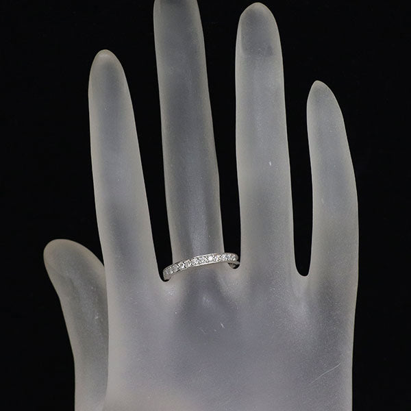 Pt900 ダイヤモンド リング 0.25ct ハーフエタニティ