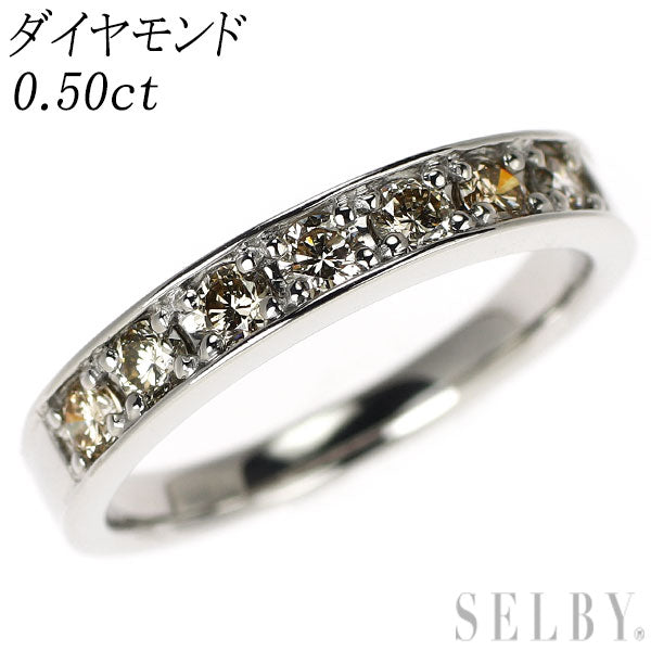 Pt900 ダイヤモンド リング 0.50ct