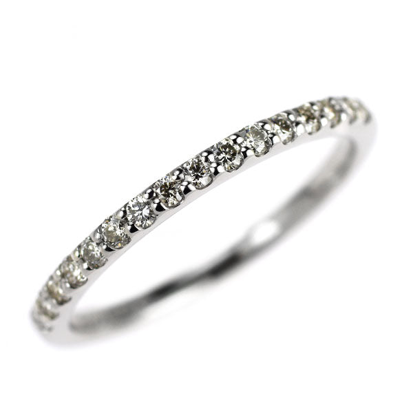 Pt900 ダイヤモンド リング 0.20ct ハーフエタニティ