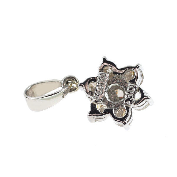 Pt900 ダイヤモンド ペンダントトップ 0.30ct フラワー