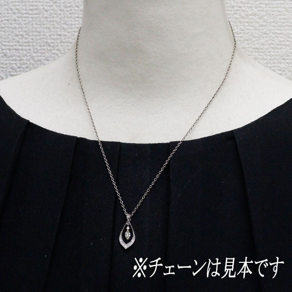 Pt950 ダイヤモンド ペンダントトップ 0.18ct D0.09ct