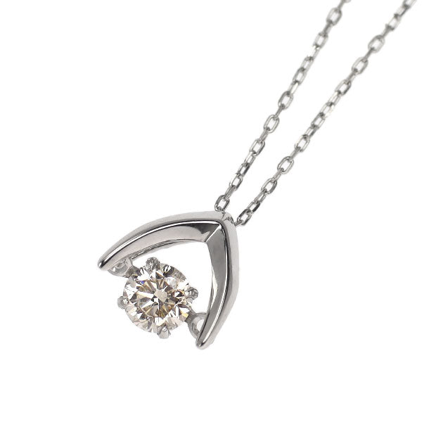 Pt900/ Pt850 ダイヤモンド ペンダントネックレス 0.20ct