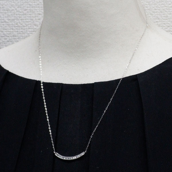 K18WG ダイヤモンド ペンダントネックレス 0.20ct