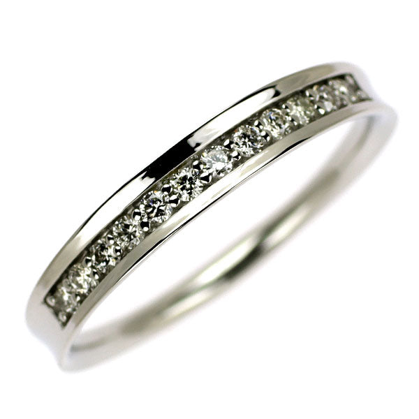 Pt900 ダイヤモンド リング 0.20ct ハーフエタニティ