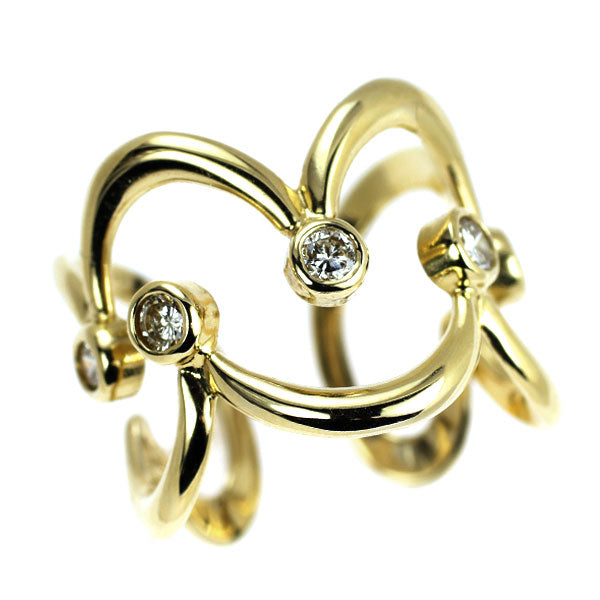 K18YG ダイヤモンド リング 0.50ct