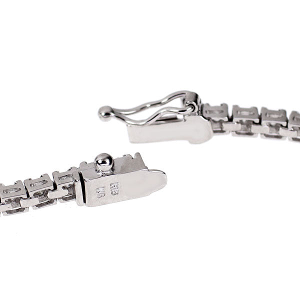 K18WG ダイヤモンド ブレスレット 1.79ct テニス