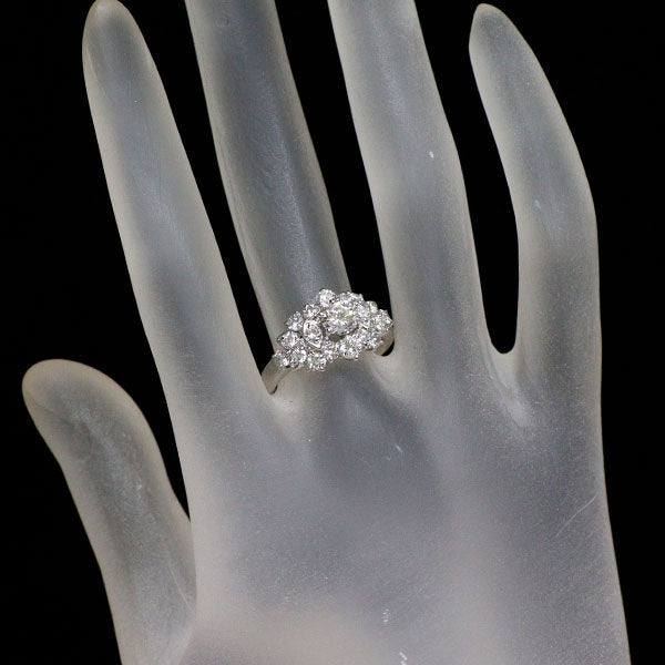 ロイヤルアッシャー Pt900 ダイヤモンド  リング 0.46ct D1.10ct 《セルビー銀座店》【中古】