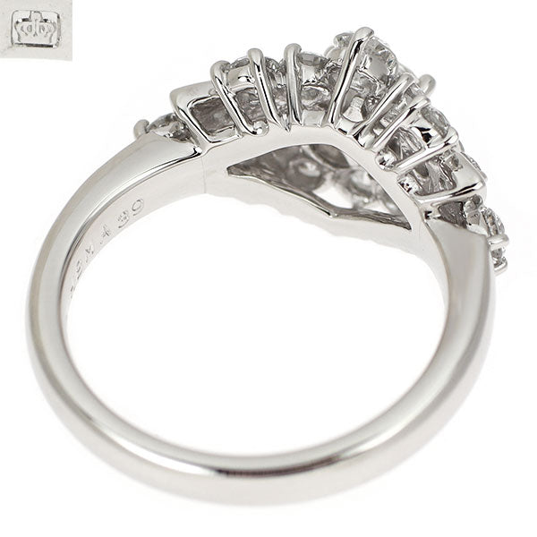 ロイヤルアッシャー Pt900 ダイヤモンド  リング 0.46ct D1.10ct 《セルビー銀座店》【中古】