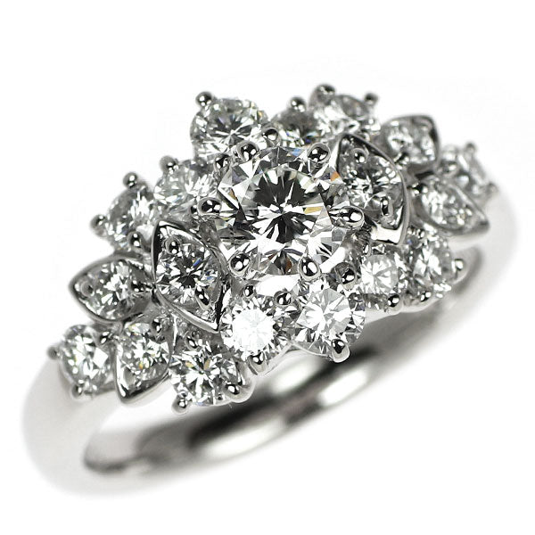 ロイヤルアッシャー Pt900 ダイヤモンド  リング 0.46ct D1.10ct 《セルビー銀座店》【中古】
