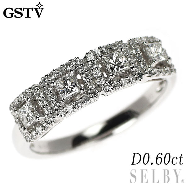 GSTV Pt950 ダイヤモンド リング 0.60ct