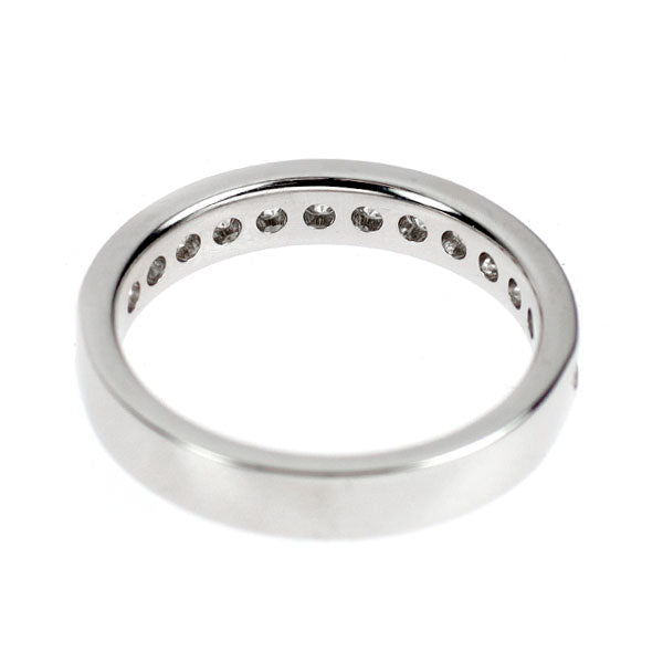 K18WG ダイヤモンド リング 0.50ct ハーフエタニティ