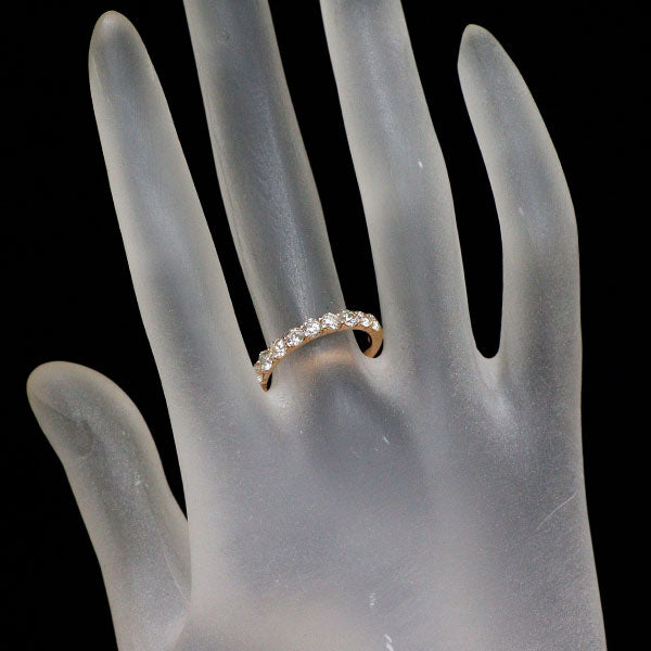 K18PG H&C ダイヤモンド リング 1.09ct ハーフエタニティ