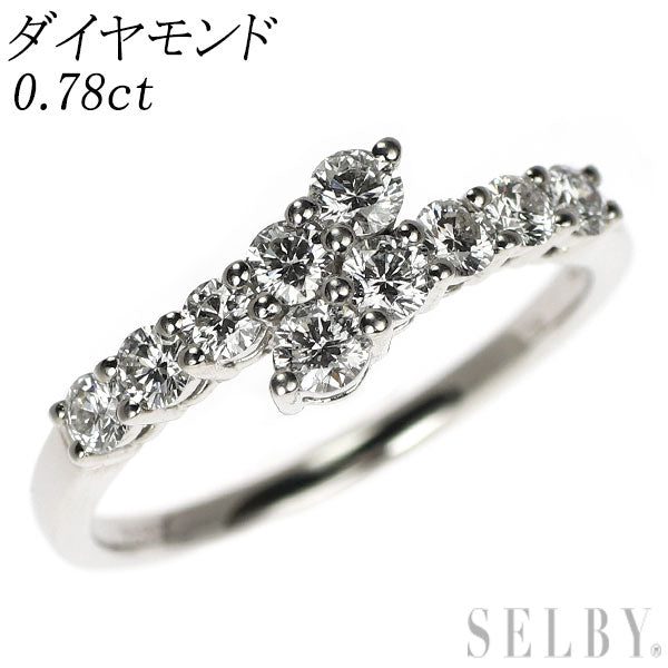 Pt950 ダイヤモンド リング 0.78ct