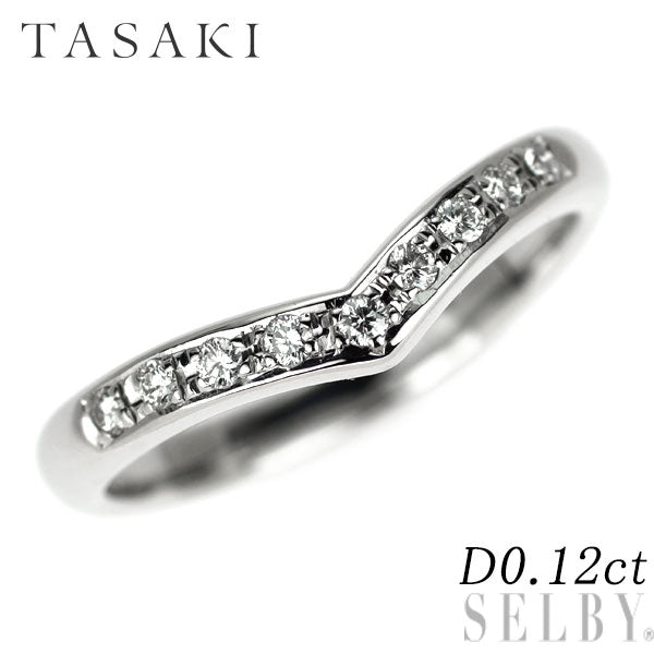田崎真珠 Pt1000 ダイヤモンド リング 0.12ct