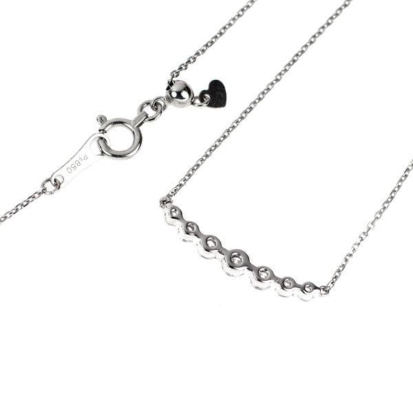 Pt900/ Pt850 ダイヤモンド ペンダントネックレス 0.25ct