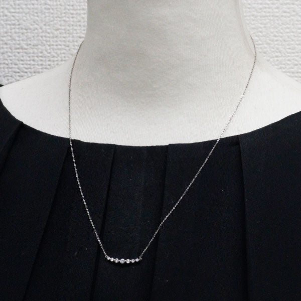 Pt900/ Pt850 ダイヤモンド ペンダントネックレス 0.25ct