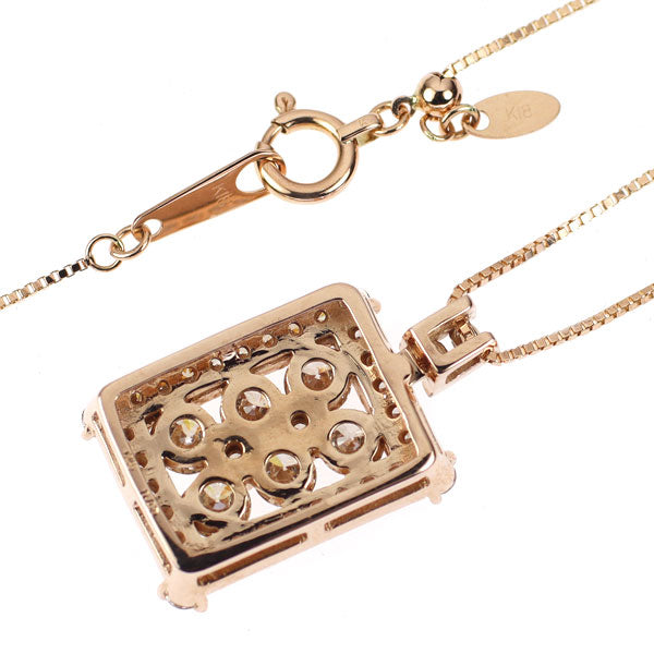 K18PG ダイヤモンド ペンダントネックレス 1.07ct