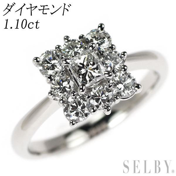 Pt900 ダイヤモンド リング 1.10ct