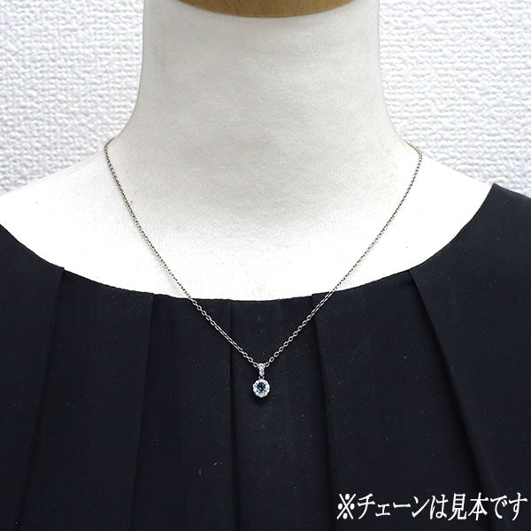 希少 Pt900 グランディディエライト ダイヤモンド ペンダントトップ 0.141ct D0.23ct