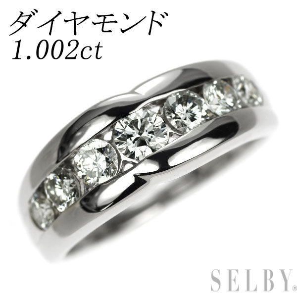 Pt900 ダイヤモンド リング 1.002ct