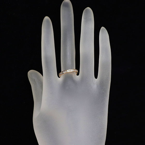 K18PG ダイヤモンド リング 0.30ct ハーフエタニティ