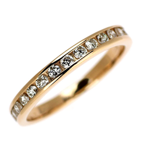 K18PG ダイヤモンド リング 0.30ct ハーフエタニティ