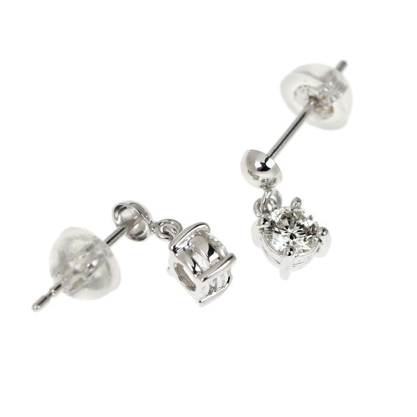 K18WG ダイヤモンド ピアス 0.392ct