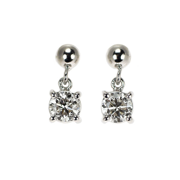 K18WG ダイヤモンド ピアス 0.392ct