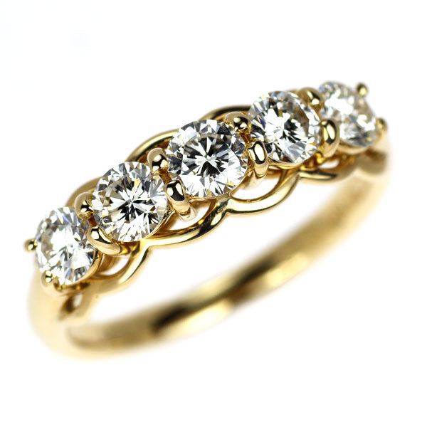 銀座ミワ K18YG ダイヤモンド リング 1.00ct